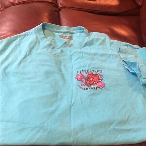 Light Blue Short Sleeve Graphic Tee - Destroyers Bonnet